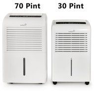 Ivation 30 Pint Energy Star Dehumidifier - Includes Programmable Humidistat, Hose Connector, Auto Shutoff / Restart... N6