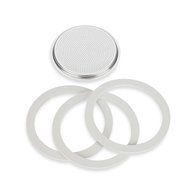 Bialetti Gaskets &amp; Filter Set for Bialetti Moka Express 12-Cup Espresso Machine