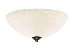 Emerson Ceiling Fans LK83VNB White Linen Light Fixture for Ceiling Fans, Medium Base CFL N2