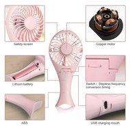 BearsFire&reg; Mermaid Fan Portable Battery Fan USB Mini Foldable Personal Cooling Fans with Umbrella Hanging and... N19