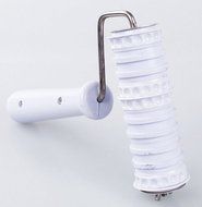 Generic Fondant Ribbon Cutter Roller Embosser, Pack of 1 Set White N3