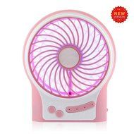 Findway 4-inch Vanes 3 Speeds Electric Portable Mini USB fan Rechargeable Desktop Fan Battery/ USB Powered Laptop... N8