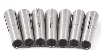 HHIP 3900-0850 MT2 Round Collet Set, 7-piece, 1/8 ~1/2 by HHIP
