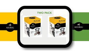 Keurig My K-cup Reusable Coffee Filter, Fits Models K10, K40, K45, K50, K55, K60, K65, K70, K75 - 2 Pack