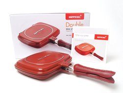 Happycall Double Sided Standard Pressure Pan Red - Standard for Cooking (Cutie Pan)