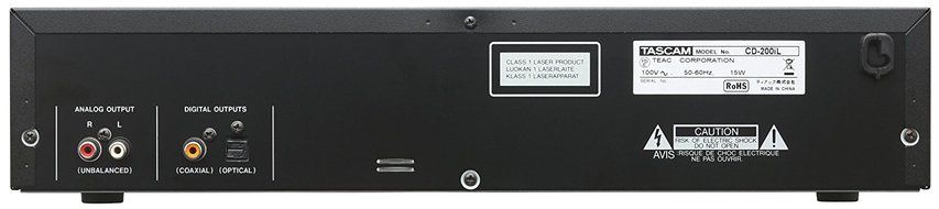 TASCAM CD-200iL Professional CD-Player with 30-Pin and Lightning iPhone Dock N2