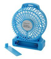 Topwell 4.3-Inch Mini USB 3 Speeds Rechargeable Portable Table Fan Electric Personal Fans 18650 Desktop Fan Hand... N6