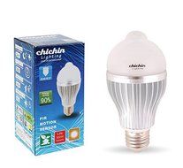 ChiChinLighting LED Motion Sensor Light Bulb 6 Watts Warm White PIR LED Light G60 E26 E27 Base by ChiChinLighting