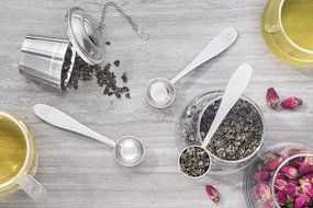 Tea Scoop (Set of 3) - Premium Stainless Steel Measuring Spoons for Loose Leaf Tea, Coffee and More (1.5 tsp)