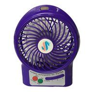 ddLUCK Mini Rechargeable Portable Table Fan 4 inch Mini fan Rechargeable Desktop Fan Battery/ USB Powered Mute... N2
