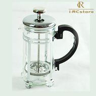 RC Professional Manual Ceramic Burr Coffee Grinder, Hand-crank Coffee Mill, Includes Brush, Black
