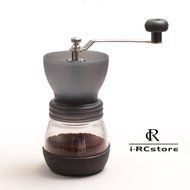 RC Professional Manual Ceramic Burr Coffee Grinder, Hand-crank Coffee Mill, Includes Brush, Black N3