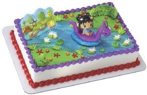 Ni Hao Kai-Lan Dragon Boat Birthday Cake Decorating Kit
