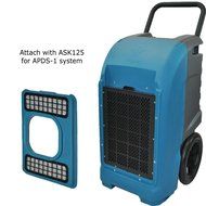 XPOWER XD-125 76 Pint Industrial Commercial Dehumidifier with Automatic Purge Pump and Drainage Hose N6