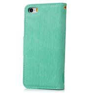 iPhone SE Case,iPhone 5S Case,iPhone 5 Case - Flip Wallet Case Stand Vintage Embossed Flowers PU Leather Texture... N25