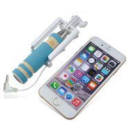 Evtech(tm) Mini Foldable Selfie Stick with Wired Control [Installed, Bttery Free, No Bluetooth] for Smart Mobil... N10