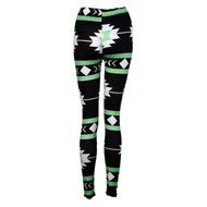 PHOTNO Casual Women Lady Skinny Geometric Print Stretchy Jegging Pants Slim Leggings N24