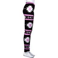 PHOTNO Casual Women Lady Skinny Geometric Print Stretchy Jegging Pants Slim Leggings N25