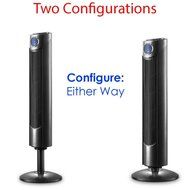 Arctic-Pro Digital Screen Oscillating Tower Fan with Remote Control, Dark Gray, 42-Inch N5