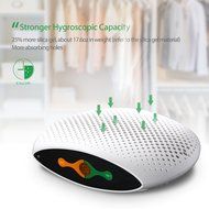 Homasy Mini Dehumidifier Portable Dehumidifiers, Renewable and Rechargeable Moisture Absorber Dryer, Great for... N9