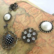 Fashion Women Jewelry Pendant Crystal Choker Chunky Statement Chain Bib Necklace N6