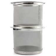 Hario Compatible Stainless Steel Reusable / Replacement Tea Infuser Filters for Glass Tea Pot (2 Pack)