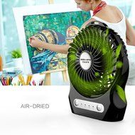USB Fan/Portable Fan/Personal Fan,eBerry&reg; Mini Handheld Cooling Fan,Electric Desktop Fan with 3 Speeds,Rechargeable... N7