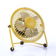 Magic Mini USB Table Desk Personal Fan (USB Powered, Metal Design, Quiet Operation, Handheld Size, Power Saving... N3