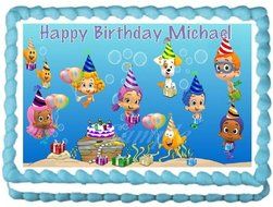 Bubble Guppies Edible Frosting Sheet Cake Topper - 1/4 Sheet