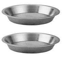 Pie Pans - 2-Pack - 9 in Nonstick Heavyweight Steel Bakeware