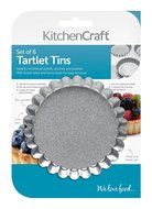 10cm Set Of 6 Loose-bottom Tart Tins