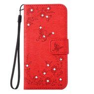 iPhone 6 / iPhone 6S Case, Aroko Card Holder Stand Leather Wallet Case Diamond ButterflyFlip Cover for 4.7" iPhone6... N2