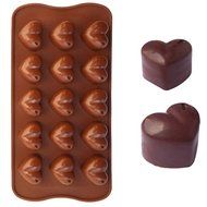 Jekewin Silicone Mold Heart Shape, Silicone Chocolate Molds, Candy, Jelly, Heart Shaped Ice Cube, Soap, Pack of 2