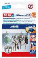 tesa 58000 Powerstrips Large, Removable Self Adhesive Strips (10 Strips) by tesa UK