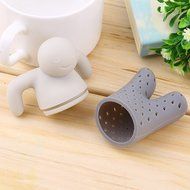 gangnumsky-Unique Cute Tea Strainer, Interesting Life Partner Cute Mr Teapot Silicone Tea Infuser Filter Teapot...