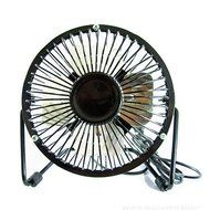 USfafa Mini Usb Table Desk Personal Fan Metal Blades Usb Cable For Laptop/Pc Powered By Netbook, Computer And... N9