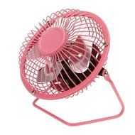 Starsource Adjustable Four Fan Blade 4 Inch USB Mini Desktop Fan With ON/OFF Switch ( Pink ) N4