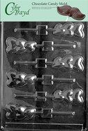 Cybrtrayd V025 Triple Hearts Lolly Valentine Chocolate Candy Mold