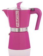 Pedrini Italy Colours Collection Stovetop Moka Espresso Maker 1, 2, 3, and 6 Cup Green, Pink, and Blue with Italian... N2