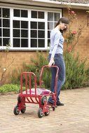 2-in-1 Six Wheeled Hand Trolley &amp; Cart Sack Truck Car Boot Garage Shed - Carry Up to 150KG. by Clifford James N3