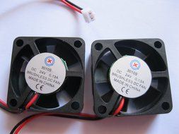 4 Pcs Brushless DC Cooling 5 Blade Fan 3010 24V 30x30x10mm 2pin Skywalking N2