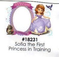 Item#43924 - Sofia the First Princess in Training Add Your Photo Cakes &amp; Cupcakes Edible Image