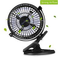 Opolar 3-in-1 Desk Clip and Wall Mountable Mini USB Fan with 2 Speeds N9