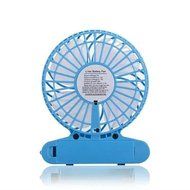 AMA(TM) Portable Mini USB Desk Fan Rechargeable Battery Operated Air Fan Air Conditioner Cooler (Black) N7