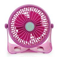 Happy-top 360 Degree Adjustable Wireless USB or 18650 Battery Powered Portable Desk Fan Mini Portable Fan Electric... N8