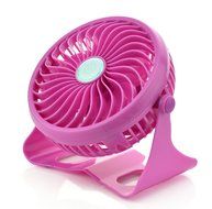 Happy-top 360 Degree Adjustable Wireless USB or 18650 Battery Powered Portable Desk Fan Mini Portable Fan Electric... N9