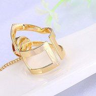 New Fashion Punk Jewelry Women Lady Rhinestone Crystal Gold Plated Ring Bracelet N3