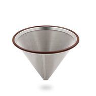 Nicelucky Coffee Dripper Stainless Steel with Double Layer Fine Mesh Reusable Pour Over Permanent Clever Coffee...