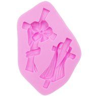 Funshowcase Cross Candy Silicone Mold for Sugarcraft, Cake Decoration, Cupcake Topper, Chocolate, Pastry, Cookie...