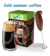GREEK FRAPPE 300g (10.58oz) NESCAFE + Frappe glass + Hand mixer-Frother